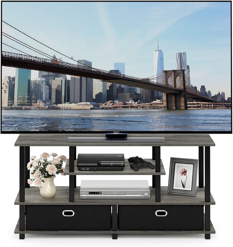 TV Stand 4-Tier Entertainment Centre Console for Up