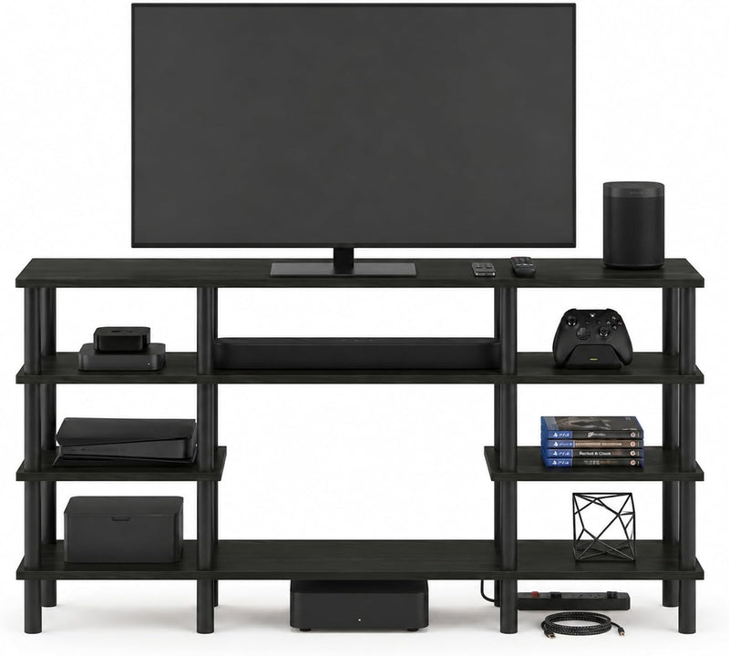 TV Stand 4-Tier Multipurpose Wide Shelf Entertainment Centre