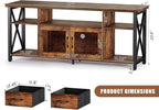 TV Stand Cabinet 140CM Wooden Unit with 2