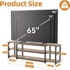 TV Stand Cabinet 3 Tier Wooden