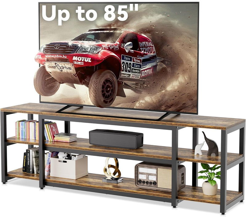 TV Stand Cabinet 3 Tier Wooden