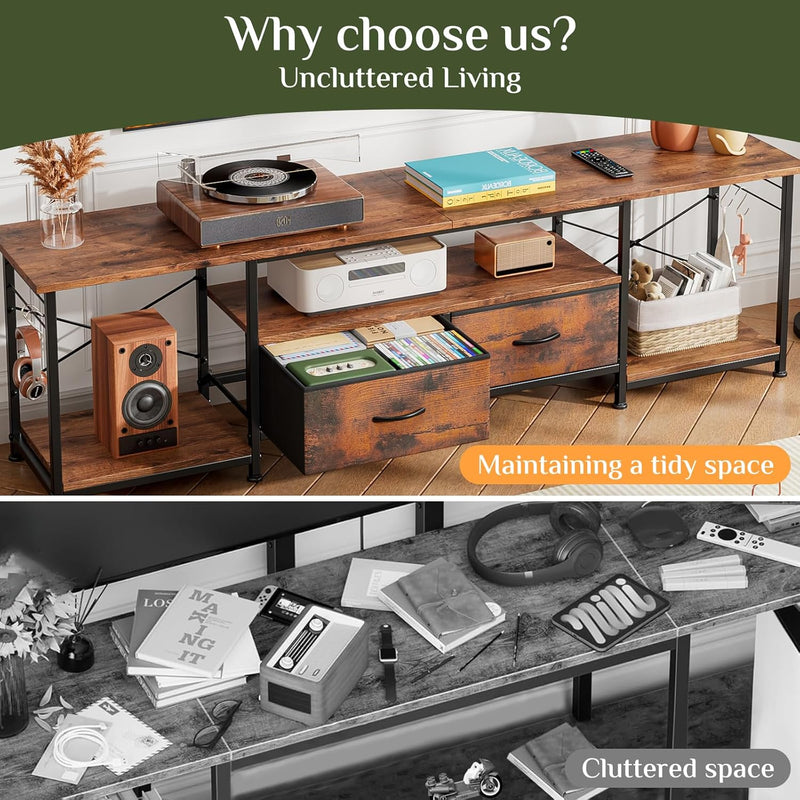 TV Stand Cabinet for Up to 70 Inch