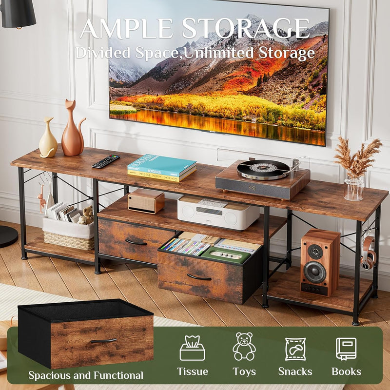 TV Stand Cabinet for Up to 70 Inch