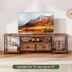 TV Stand Cabinet for Up to 70 Inch