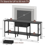 TV Stand Cabinet LED for 55