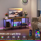 TV Stand Cabinet LED for 55