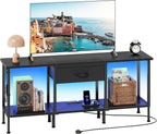 TV Stand Cabinet LED for 55