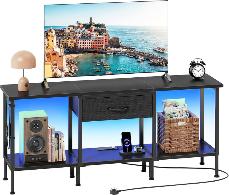 TV Stand Cabinet LED for 55