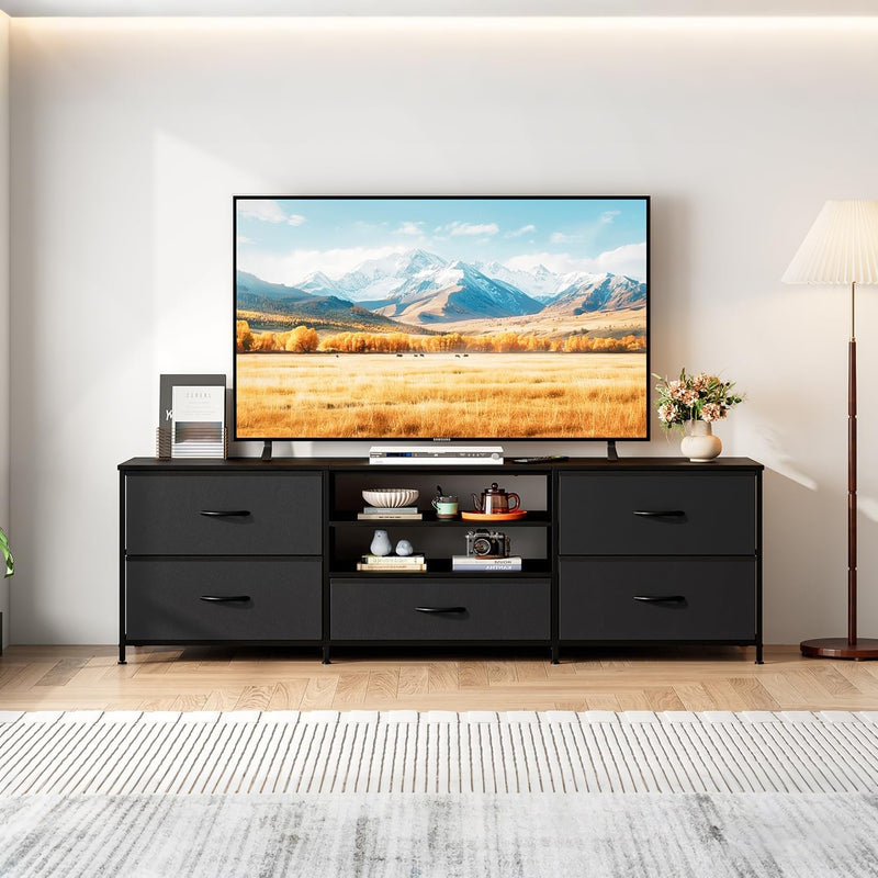 TV Stand Cabinet Unit Console Table with 5