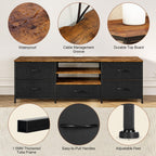 TV Stand Cabinet Unit Console Table with 5