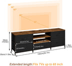 TV Stand Cabinet Unit Console Table with 5