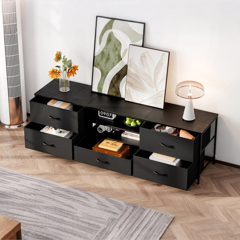 TV Stand Cabinet Unit Console Table with 5