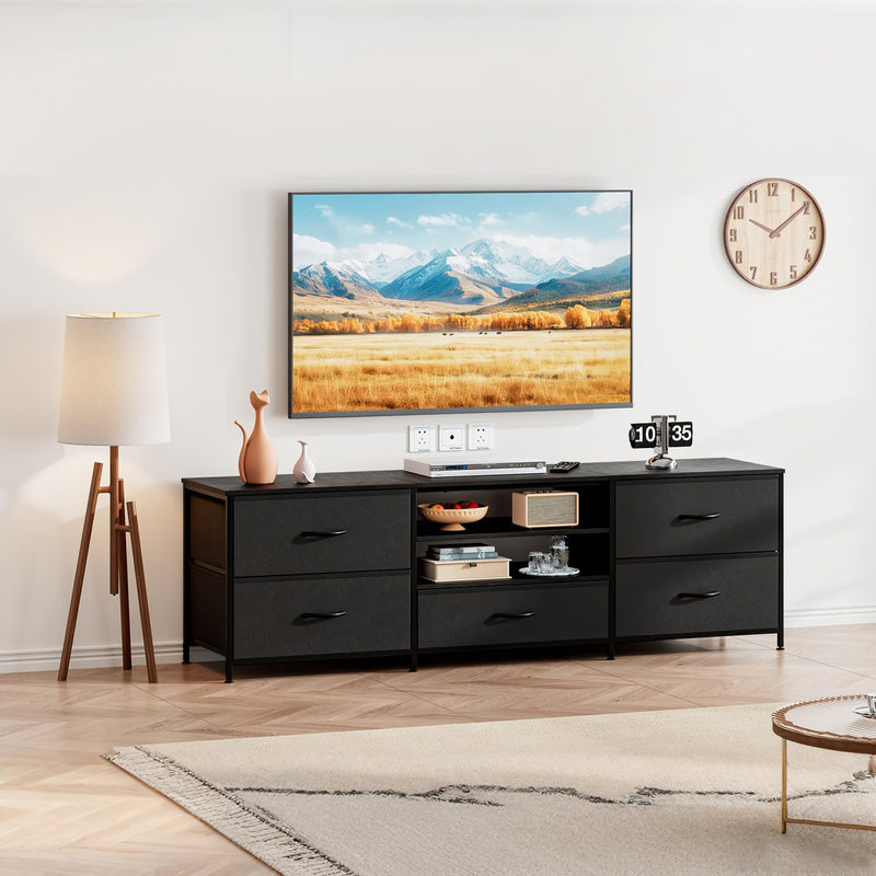 TV Stand Cabinet Unit Console Table with 5
