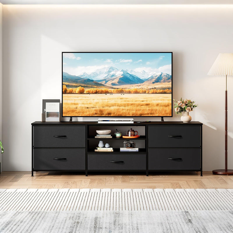 TV Stand Cabinet Unit Console Table with 5
