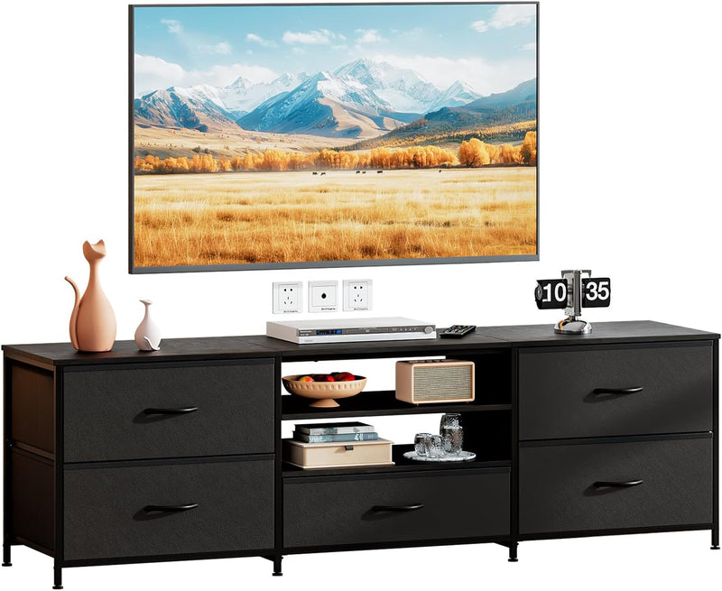 TV Stand Cabinet Unit Console Table with 5