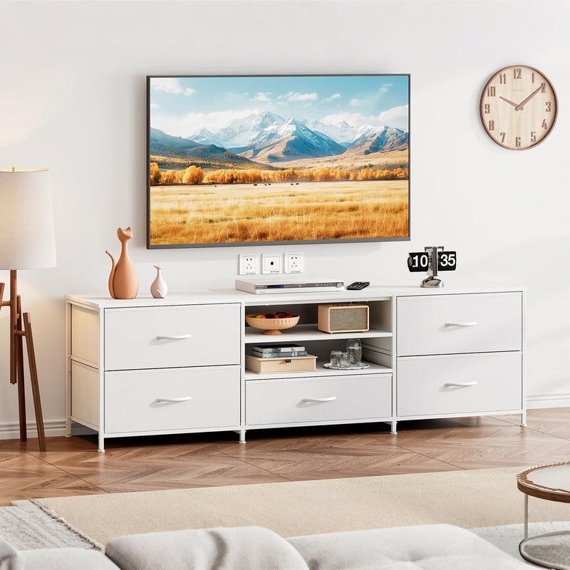 TV Stand Cabinet Unit Console Table with 5