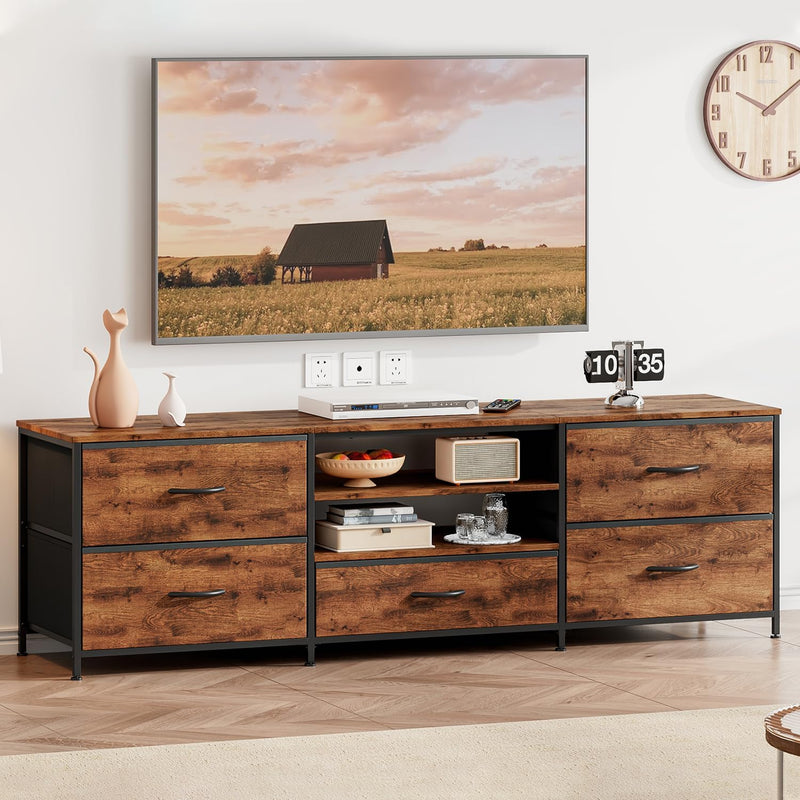 TV Stand Cabinet Unit Console Table with 5