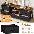 TV Stand Cabinet Unit Console Table with 5