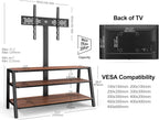 TV Stand Cabinet with Bracket for 37" 70