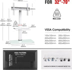 TV Stand Floor for 32-70 Inch Tvs Up