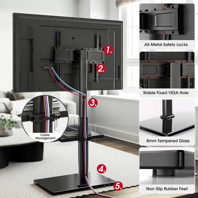 TV Stand Floor for 32-70 Inch Tvs Up