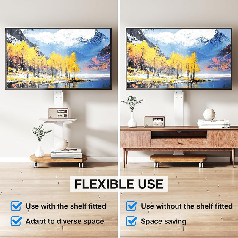 TV Stand for 32-65 Inch Tvs with Oak