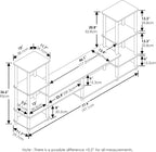 TV Stand for Up to 48 Inch Espresso