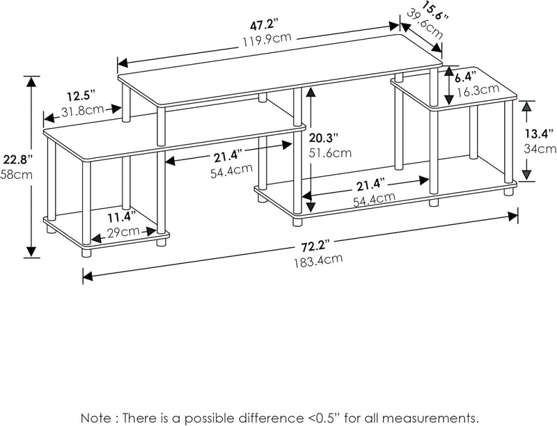 TV Stand Grand Entertainment Centre Console for Up