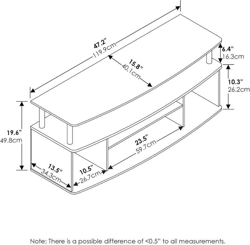 TV Stand Large Entertainment Centre Console for Up