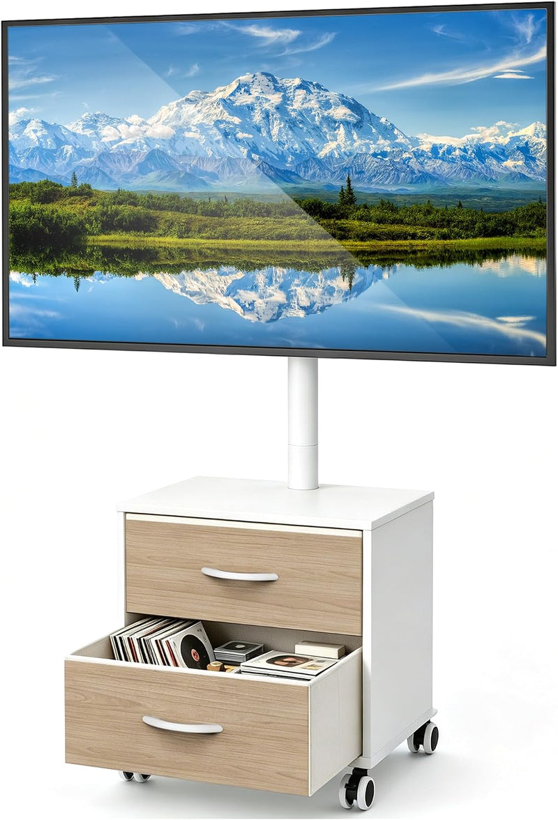 TV Stand on Wheels for 32-60 Inch LED