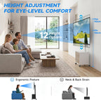 TV Stand on Wheels for 32-60 Inch LED