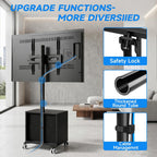 TV Stand on Wheels for 32-60 Inch LED