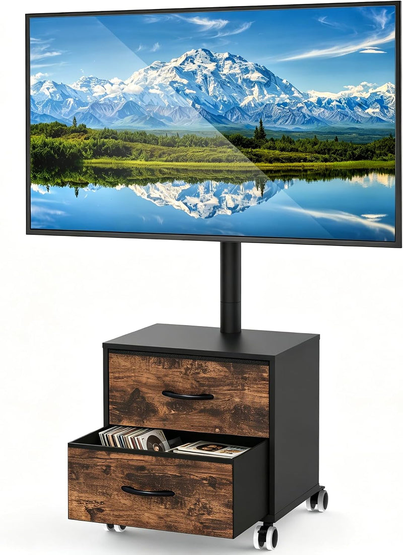TV Stand on Wheels for 32-60 Inch LED