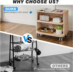 TV Stand on Wheels for 32-65 Inch LED