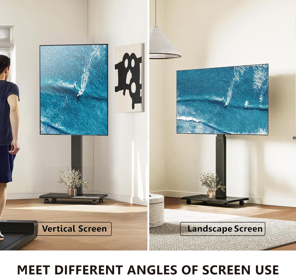 TV Stand on Wheels for 32-75 Inch Landscape