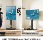 TV Stand on Wheels for 32-75 Inch Landscape