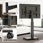 TV Stand on Wheels for 32-75 Inch Landscape