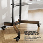 TV Stand on Wheels for 32-85 Inch Screens