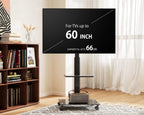 TV Stand on Wheels for 32 to 60