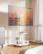 TV Stand on Wheels for 37-75 Inch Up