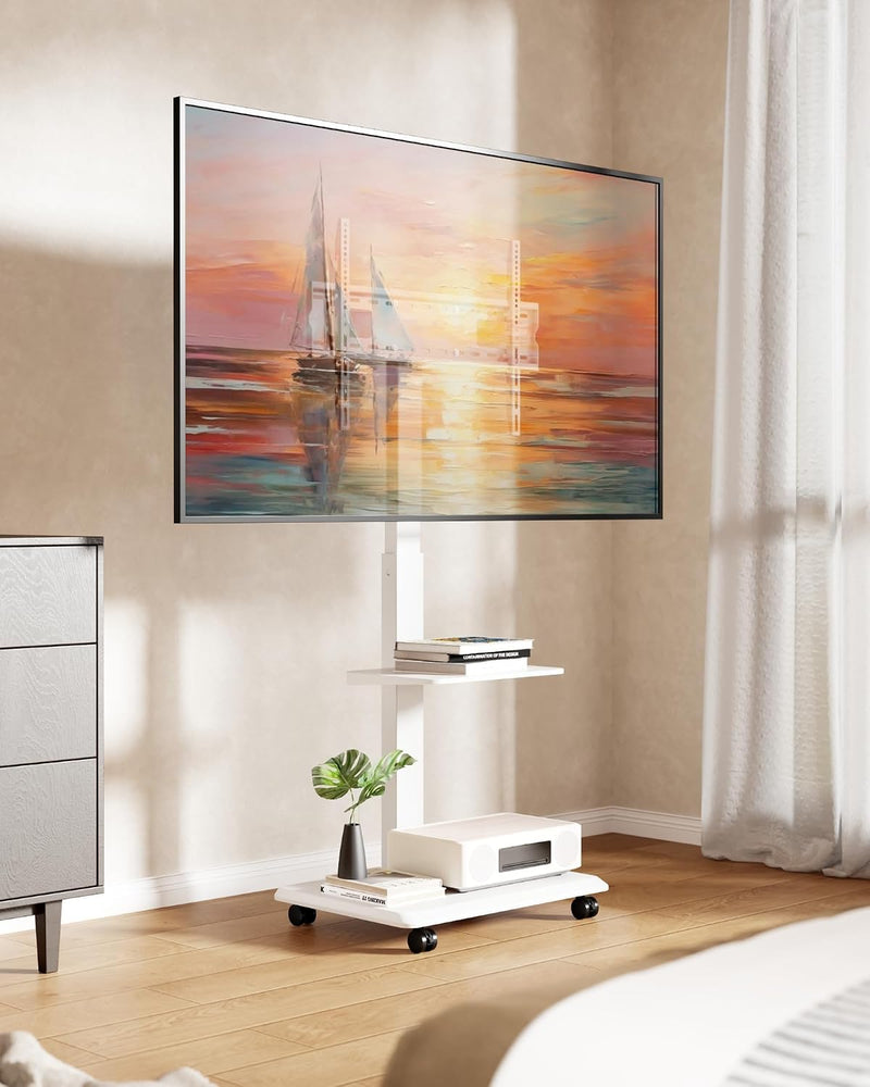 TV Stand on Wheels for 37-75 Inch Up