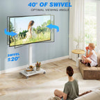 TV Stand on Wheels for 42-75 Inch Tvs