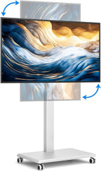 TV Stand on Wheels for 42-75 Inch Tvs