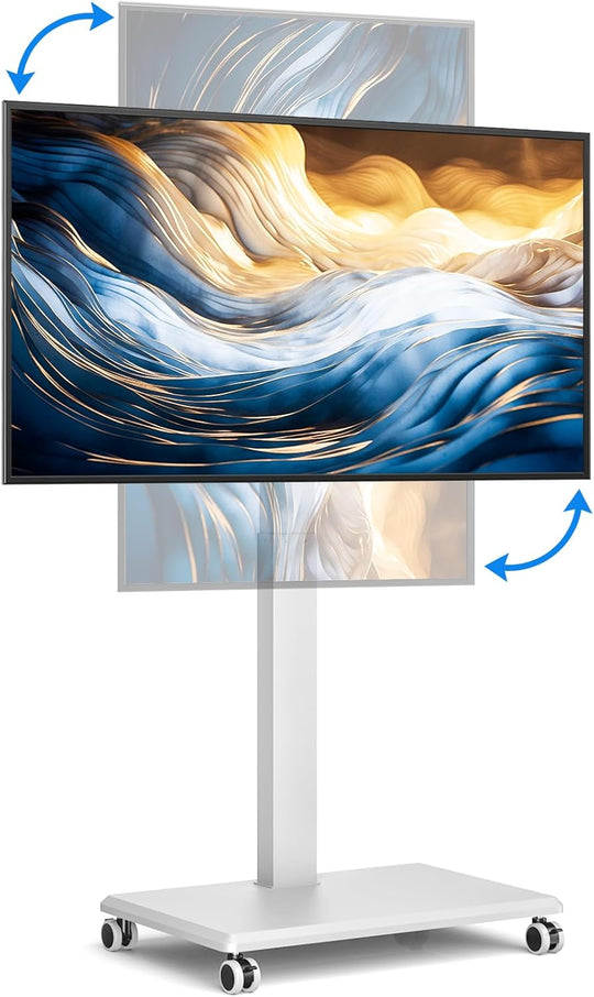 TV Stand on Wheels for 42-75 Inch Tvs