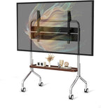 TV Stand on Wheels Shelf and Peg Board