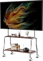 TV Stand on Wheels Shelf and Peg Board