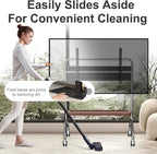 TV Stand on Wheels Shelf and Peg Board