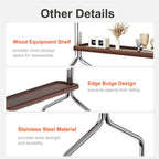 TV Stand on Wheels Shelf and Peg Board