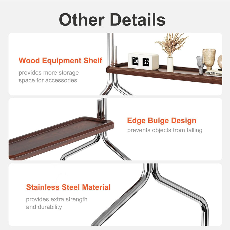 TV Stand on Wheels Shelf and Peg Board
