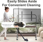 TV Stand on Wheels Shelf and Peg Board